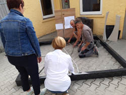 Individuelle Grabmalgestalltung mit Kunden